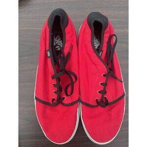 Vans Mens Classic RED Casual Shoes Sneakers Size 13